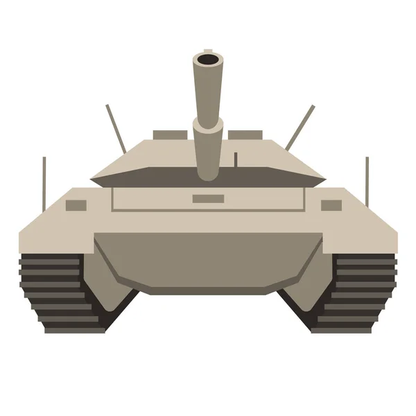 Tanque plano ilustración — Vector de stock