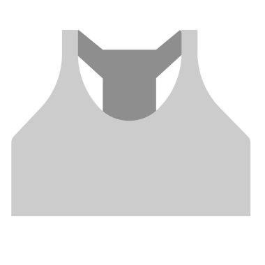 Beyaz üst düz illüstrasyon