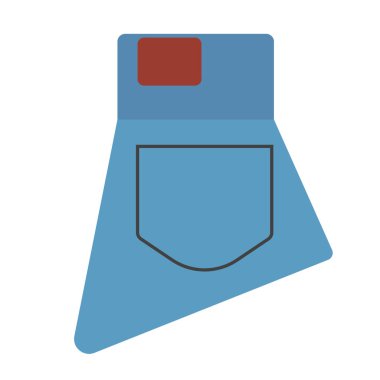 Kot şort düz illüstrasyon