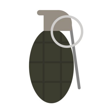 Grenade düz illüstrasyon