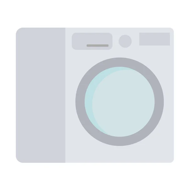 Wasmachine platte illustratie — Stockvector