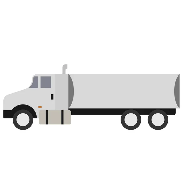 Ciężarówka płaska ilustracja — Wektor stockowy