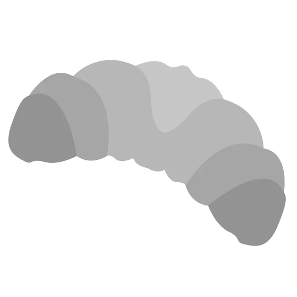 Illustration plate croissante — Image vectorielle