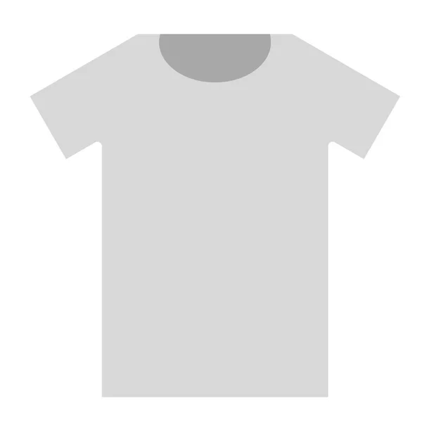 T-shirt blanc illustration plate — Image vectorielle