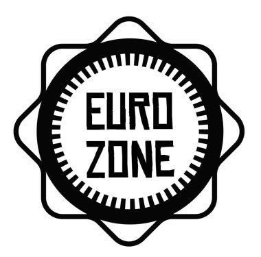 Beyaz Euro bölgesi damgası