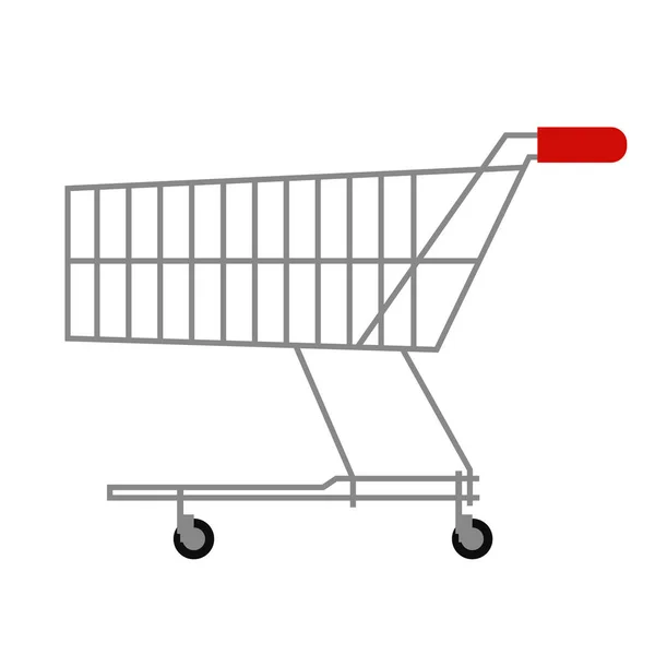 Trolley ilustração plana — Vetor de Stock