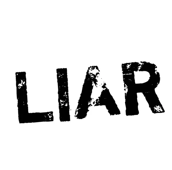 Sello LIAR en blanco — Archivo Imágenes Vectoriales