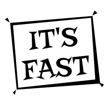 Bu beyaz üzerinde hızlı damga