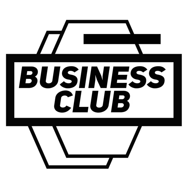 BUSINESS CLUB штамп на білому — стоковий вектор