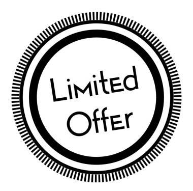 Beyaz arka planda Sınırlı Teklif damgası