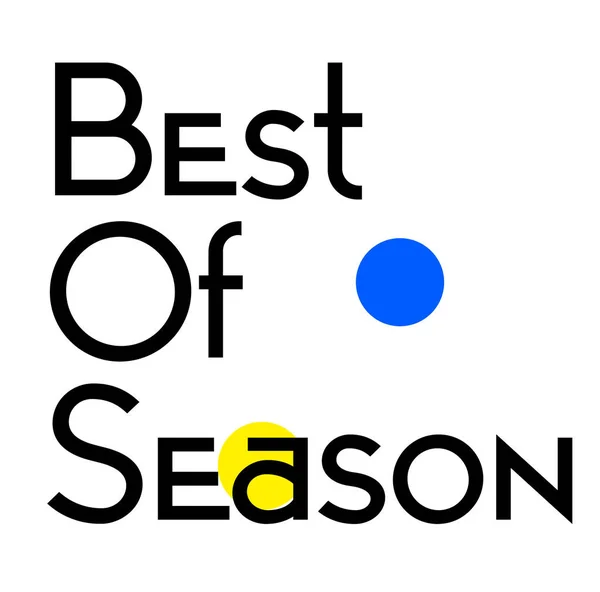 Штамп BEST OF SEASON на белом фоне — стоковый вектор