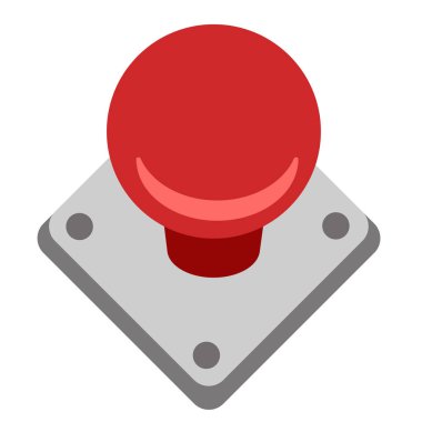 Arka planda izole acil ışık geometrik illüstrasyon