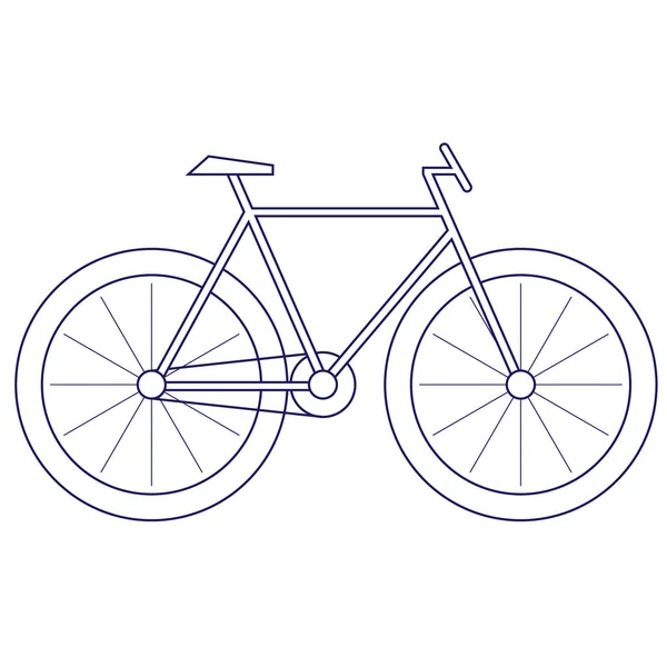 Cykel geometrisk illustration isolerad på bakgrunden — Stock vektor