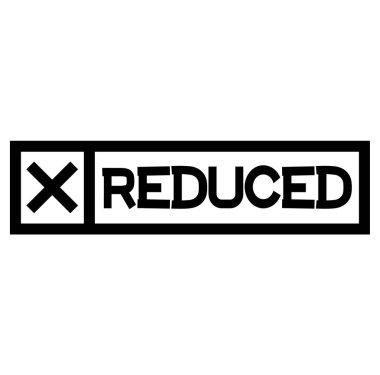 Beyaz üzerine azaltılmış siyah damga