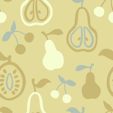 Gıda desensiz tasarım grafiği