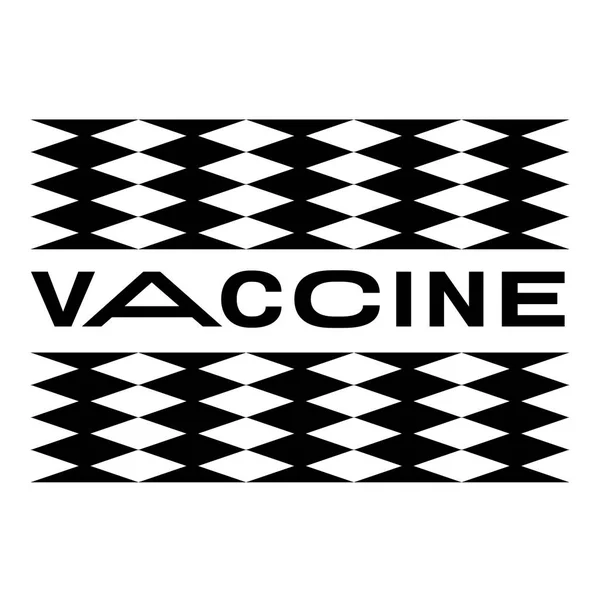 Штамп VACCINE на белом фоне — стоковый вектор