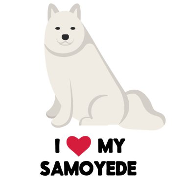 Beyaz arka plandaki samodayı seviyorum.