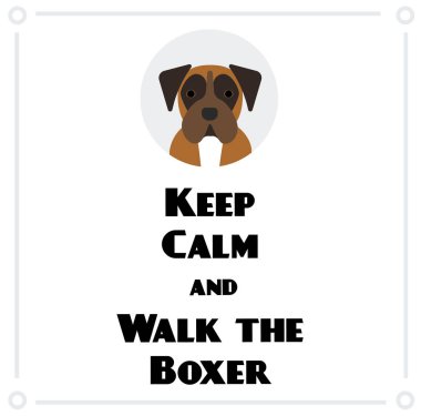 Sakin ol ve boksörü dolaştır.