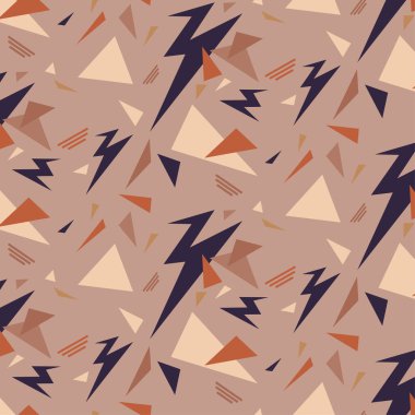 Soyut desenli düz renksiz tasarım çizimi