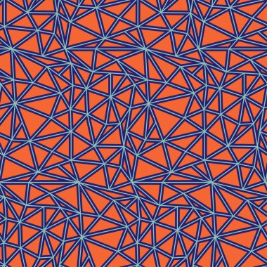 Soyut geometrik desen, kusursuz tasarım çizimi. Kumaş ve duvar kağıdı serisi.