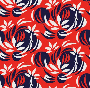 Soyut desenli düz renksiz tasarım çizimi