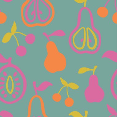 Gıda dizaynı kusursuz. Dekorasyon tekstil ve kağıt serisi