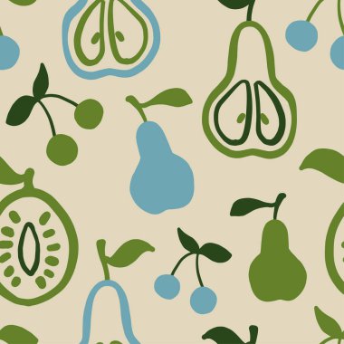 Gıda dizaynı kusursuz. Dekorasyon tekstil ve kağıt serisi