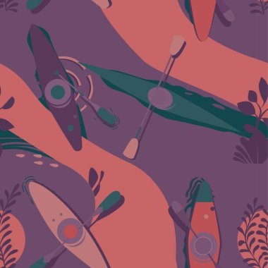 Kano desenli kusursuz tasarım. Dekorasyon tekstil ve kağıt serisi