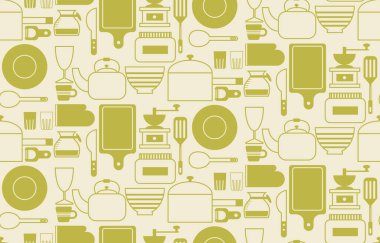 Mutfak desensiz geometrik tasarım. Mutfak ve ev dekorasyonu serisi.