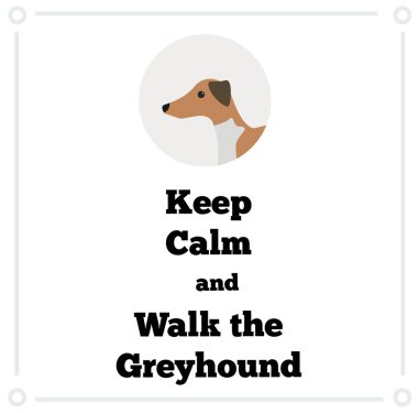 Sakin ol ve tazıyı dolaştır.