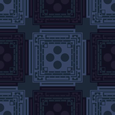 Dikdörtgen geometrik bilgisayar oluşturulmuş dikişsiz tasarım