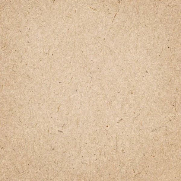 Textura o fondo de papel marrón reciclado cuadrado limpio — Foto de Stock