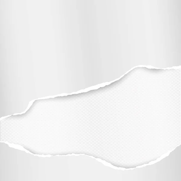 Beyaz Beyaz Kare Zemin Üzerine Kağıt Şeritler Metin Veya Ileti — Stok Vektör