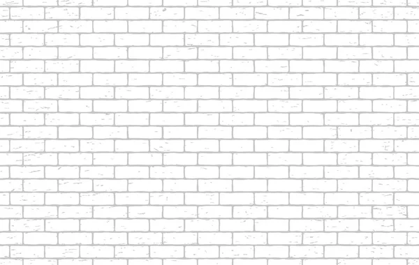 Textura de parede de tijolo branco sem costura ou fundo com espaço de cópia para exibição de design de conteúdo para produto de publicidade. Ilustração vetorial —  Vetores de Stock