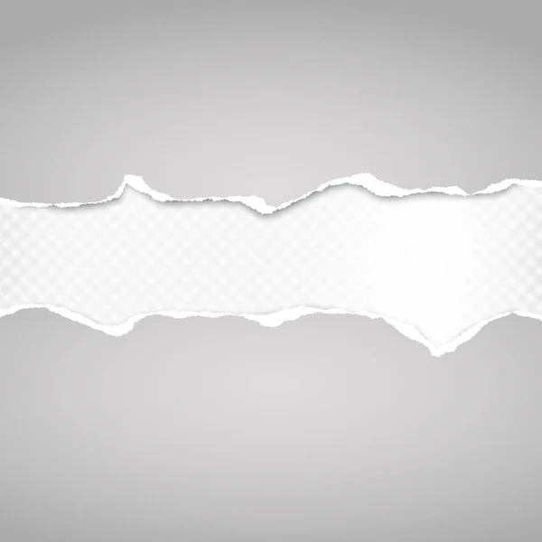 Szary zgrywanie papieru poziome paski dla tekstu lub wiadomość na białym tle kwadratów — Zdjęcie stockowe
