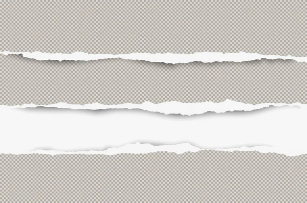 Metin veya ileti için sökük kare gri kağıt beyaz arka plan üzerinde vardır. Vektör çizim — Stok Vektör