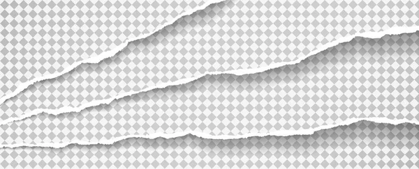 Pièce de papier déchiré en diagonale dans les coins avec fond carré. Illustration vectorielle — Image vectorielle