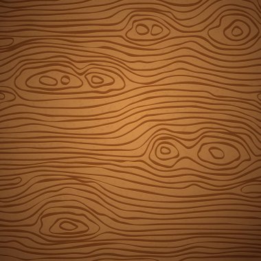 Doğrama Kurulu, tablo veya zemin yüzey kahverengi ahşap kesme. Ahşap doku. Vektör çizim