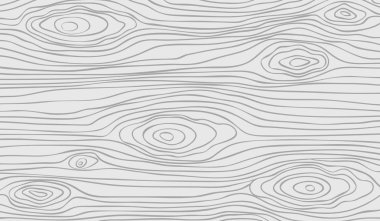 White wooden cutting, chopping board, table or floor surface. Wooden texture. Vector illustration