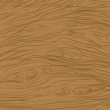 Kahverengi kare ahşap kesim tahtası, masa ya da zemin yüzeyi. Ahşap dokular. Vektör illüstrasyonu