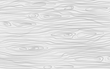 Beyaz yatay ahşap kesim, kesim tahtası, masa ya da zemin yüzeyi. Ahşap dokular. Vektör illüstrasyonu