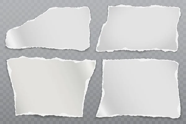 白いノート、ノートブックペーパーストリップ、そして正方形の背景にはさまれた作品のターン。ベクターイラスト — ストックベクタ