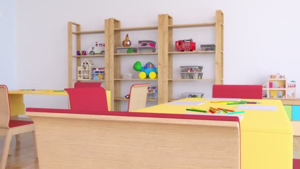 幼儿园玩具房 — 图库视频影像