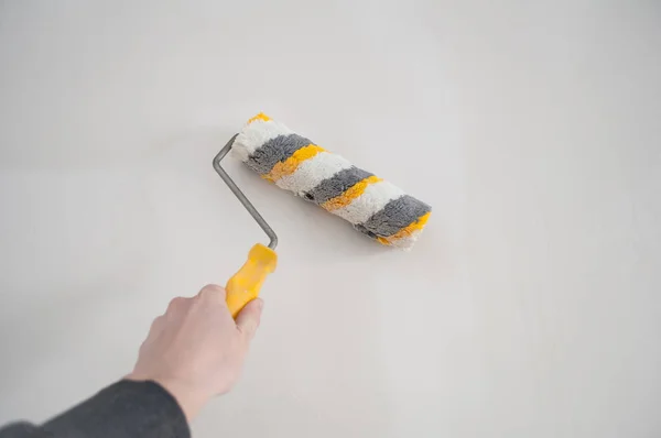 kavram onarım, tamir araçları, duvarın üstünde o, yüzey güçlendirilmesi için son hazırlık aşaması fayans döşeme önce astar