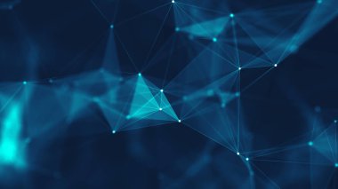 Noktaları ve çizgileri birleştiren soyut çokgen uzay düşük polyester arka plan. Bağlantı yapısı. Bilim geçmişi. Gelecekçi çokgen arka plan. Üçgen arka plan. Duvar kağıdı. İş dünyası