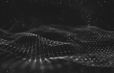 Noktaları ve çizgileri birleştiren soyut çokgen uzay düşük polyester arka plan. bağlantı yapısı.