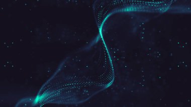 Noktaları ve çizgileri birleştiren soyut çokgen uzay düşük polyester arka plan. bağlantı yapısı.