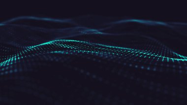 Noktaları ve çizgileri birleştiren soyut çokgen uzay düşük polyester arka plan. bağlantı yapısı.