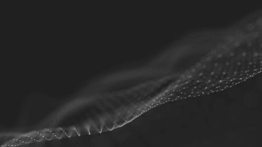 Noktaları ve çizgileri birleştiren soyut çokgen uzay düşük polyester arka plan. bağlantı yapısı.