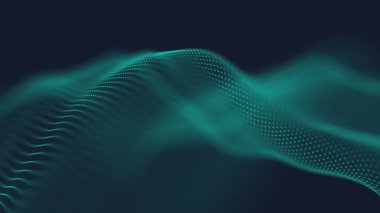 Noktaları ve çizgileri birleştiren soyut çokgen uzay düşük polyester arka plan. bağlantı yapısı.